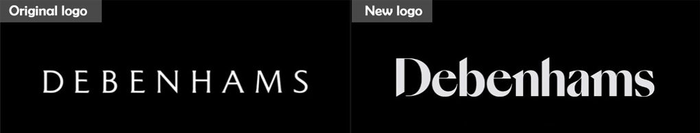 Debenhams New Logo and Branding 2018 Examples - Darius Bajina Personal Portfolio