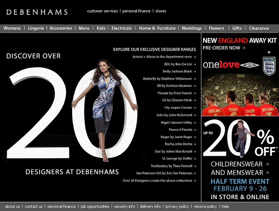 Home Page Design 2005-2007 - Darius Bajina Personal Portfolio
